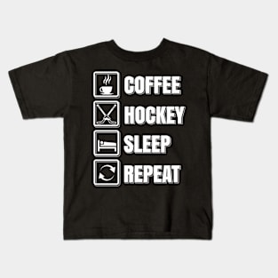 Hockey players routine Kids T-Shirt